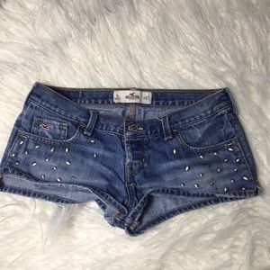 Hollister Distressed Jean Shorts 5 26